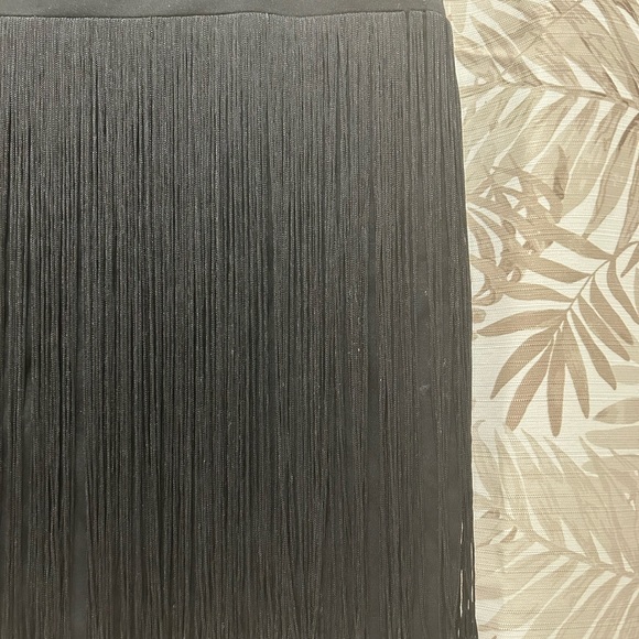 Black fringe mini skirt - Picture 5 of 7